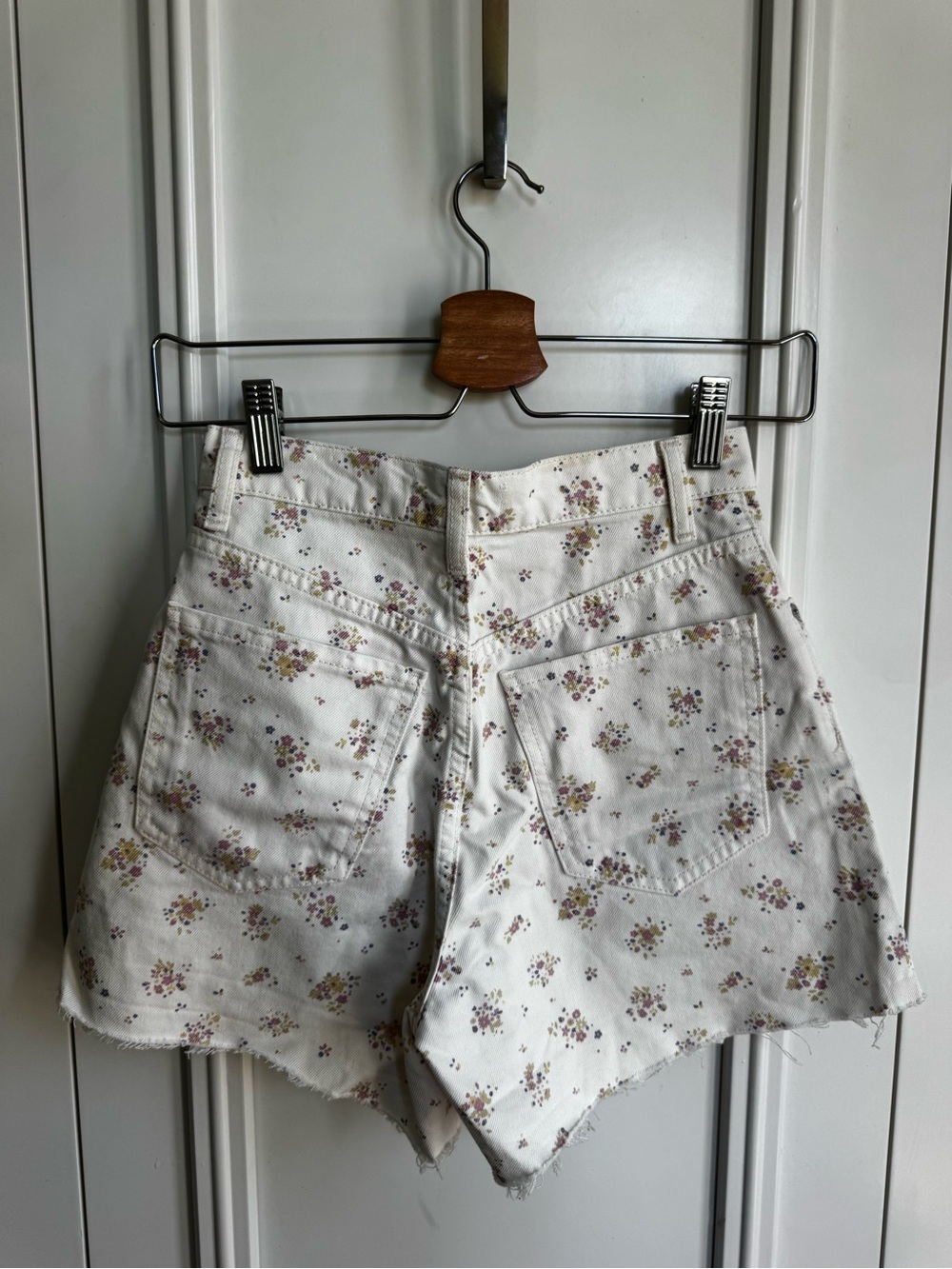 Zara Floral Denim Shorts - Size 2
